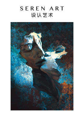 SEREN ART《永恒之吻》500片小众高级艺术原创拼图装饰画情侣礼物