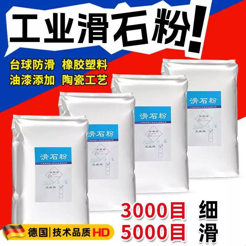 超细超滑工业用滑石粉家用推拿树脂涂料批土1250目5000目1万穿线