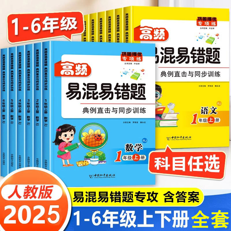 2024新版高频易混错题一年