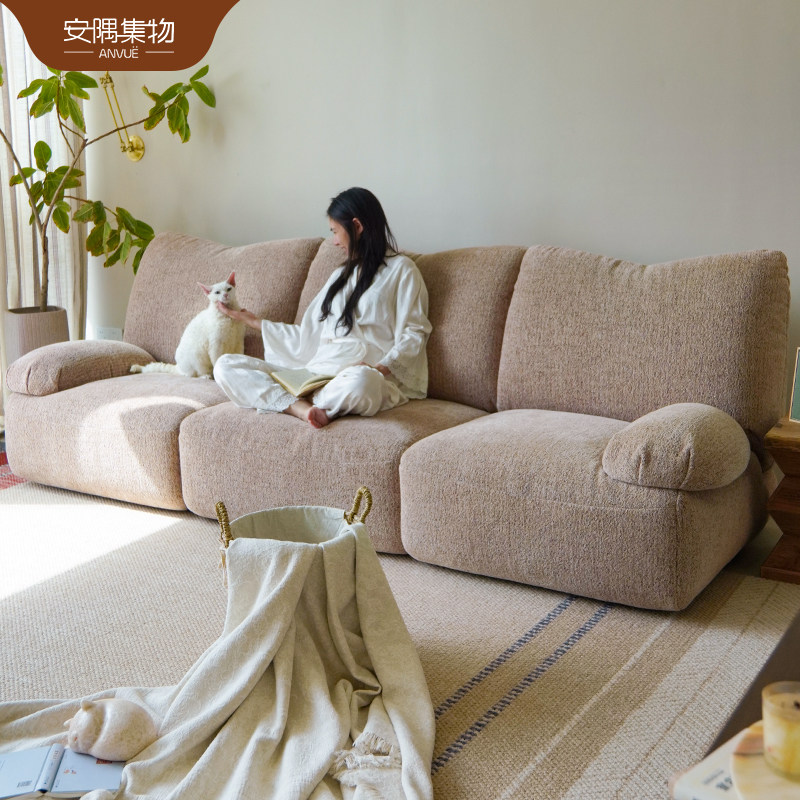 安隅集物聿雪模块沙发原创可拆洗防猫爪自由组合小户型布艺沙发