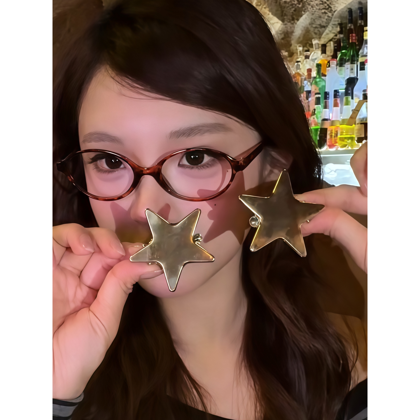 Y2K甜酷金属星星发夹热销