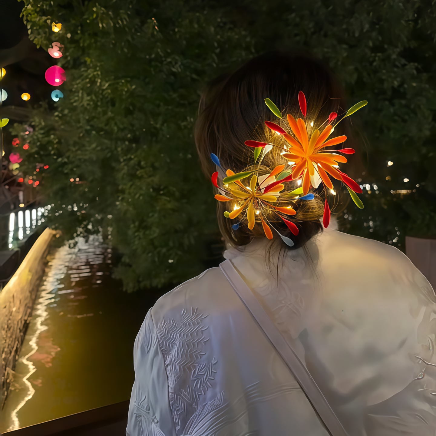 烟花发夹DIY材料包2026新年