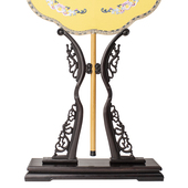 大尺寸扇架紫光檀黑檀扇托中式 扇座