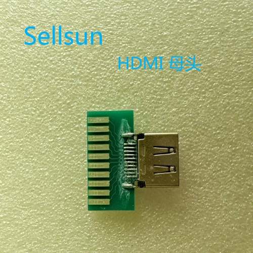 配件HDMI测试板母座HDMI转接板数据线测试仪母座带PCB板