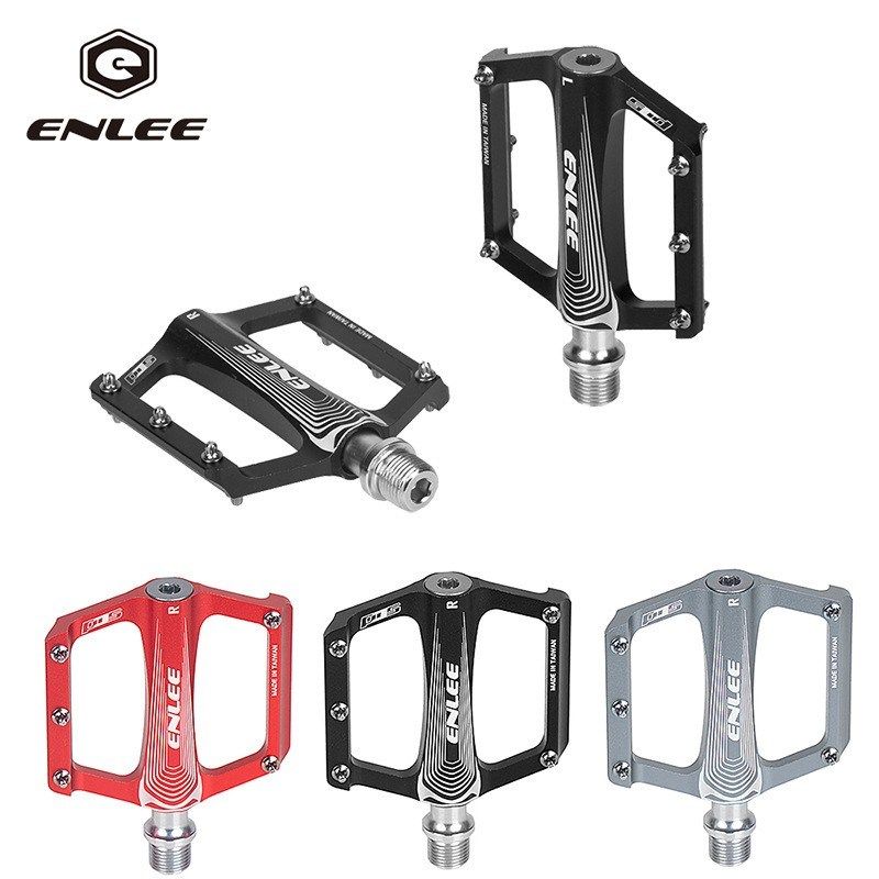 ENLEE折叠自行车脚踏小轮径铆钉改装山地越野公路踏板骑行装备单
