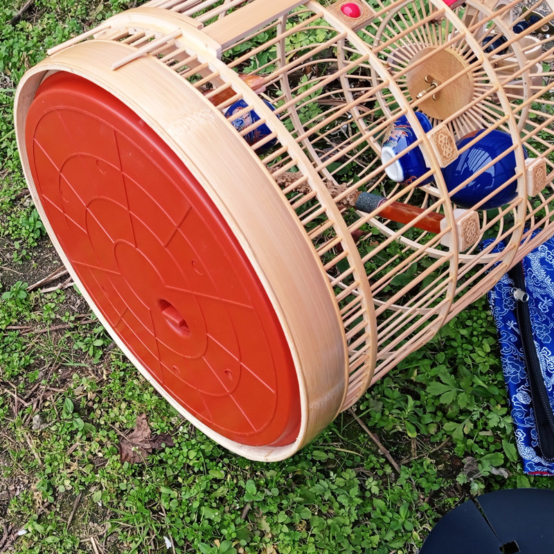 顶配和高配本色川笼三皮笼画眉鸟笼贵州八哥四川鸟笼竹制凯里笼