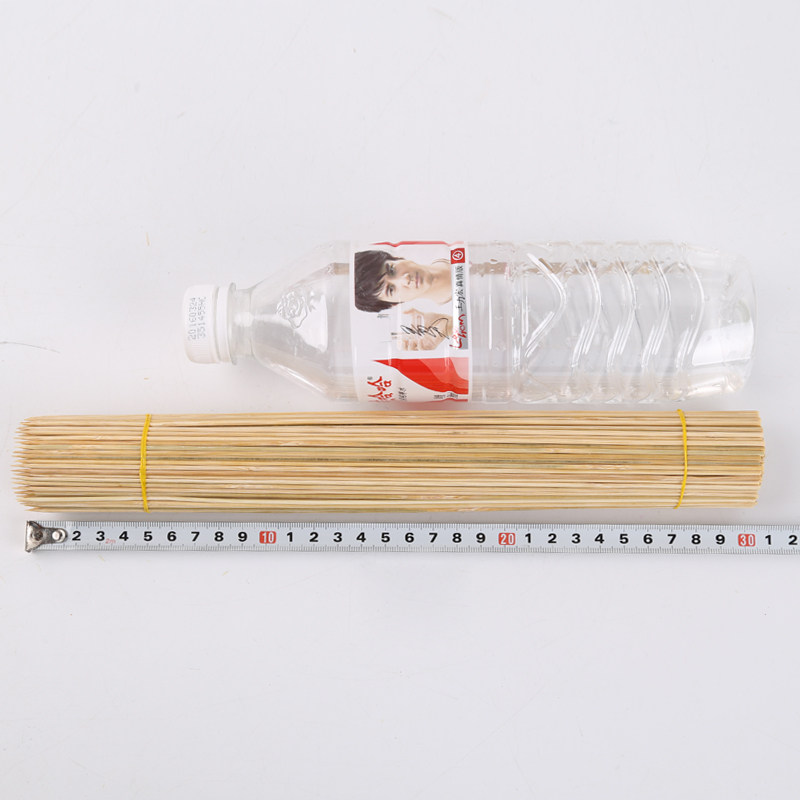 细整箱一次性烧烤竹签2.0mm*30cm串串香冷锅串撸串小肉串竹签鸭肠