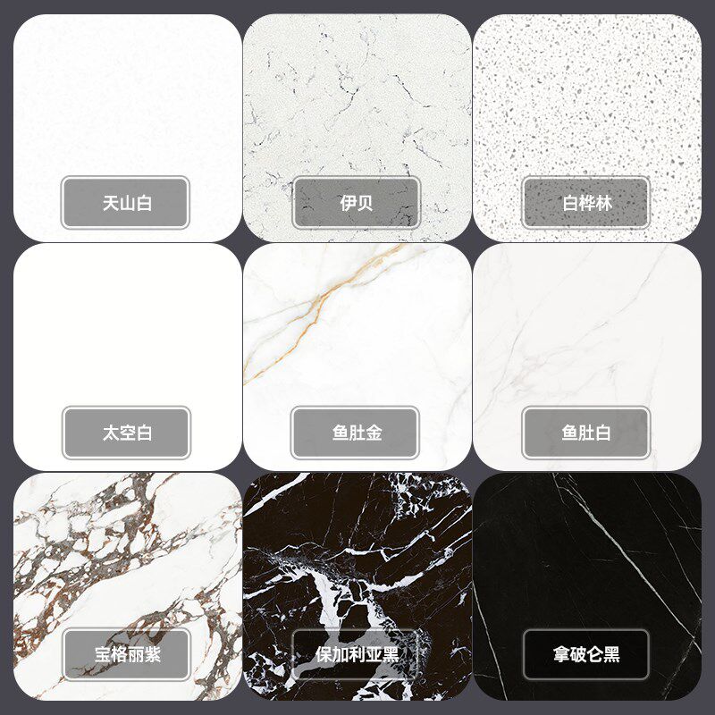上海石英石厨房台面定制翻新岩板定制餐桌橱柜翻新大理石灶台面板