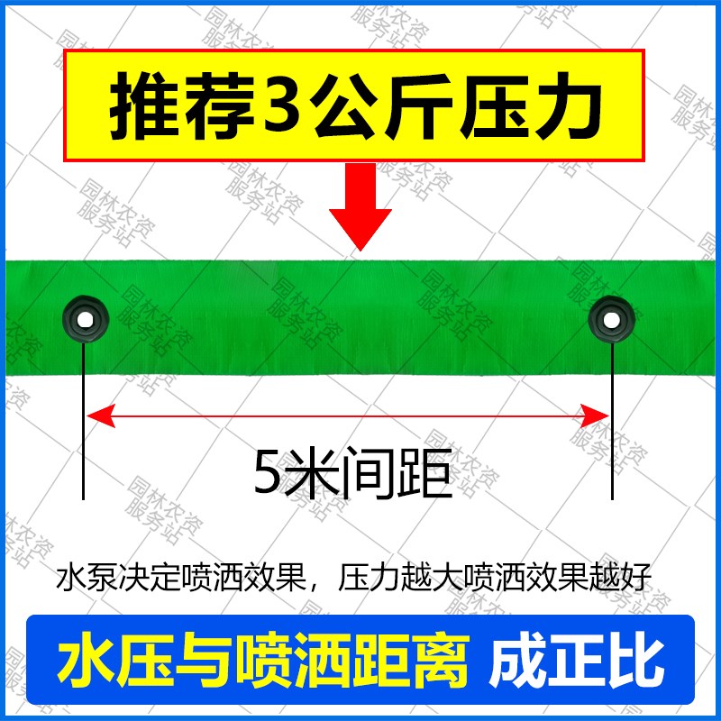 农用灌溉水带防爆微喷水管滴软管编织防冻耐磨高压2寸2.5寸预制孔