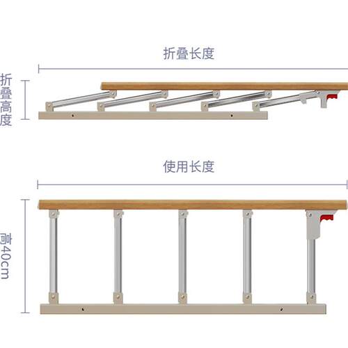 老人床围栏护栏婴儿挡板防掉床防摔起床起身辅助器床边扶手栏杆