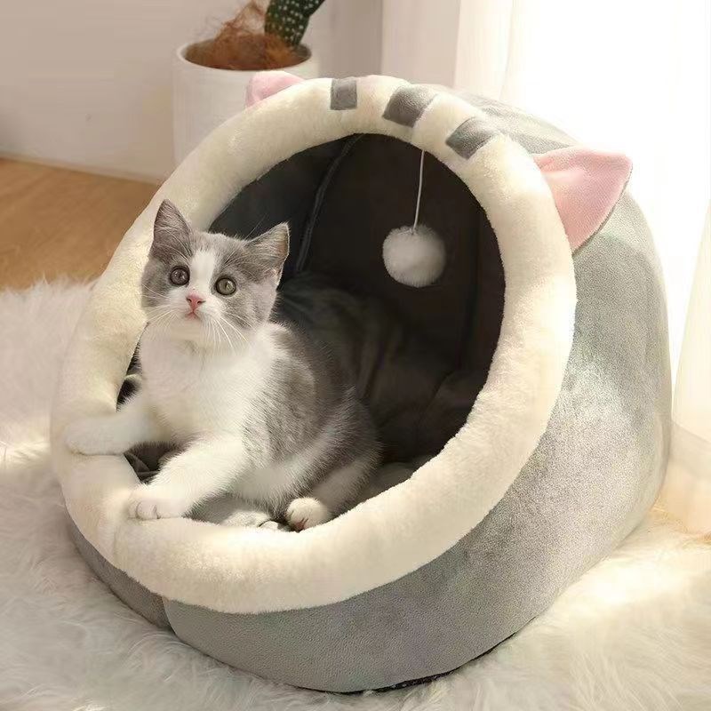 采购产品半封闭的可爱的猫犬舍,所有季节,网红猫犬舍,冬季温暖犬