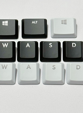 G913透光键帽 适用于罗技G913TKL机械键盘补键单颗黑白WASD/CTRL