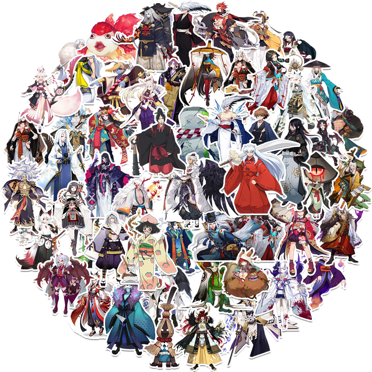 50张阴阳师立绘Q版贴纸装饰创意