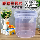 高透明青山控根盆绿植石斛水苔蝴蝶兰专用盆套盆兰花塑料花盆家用