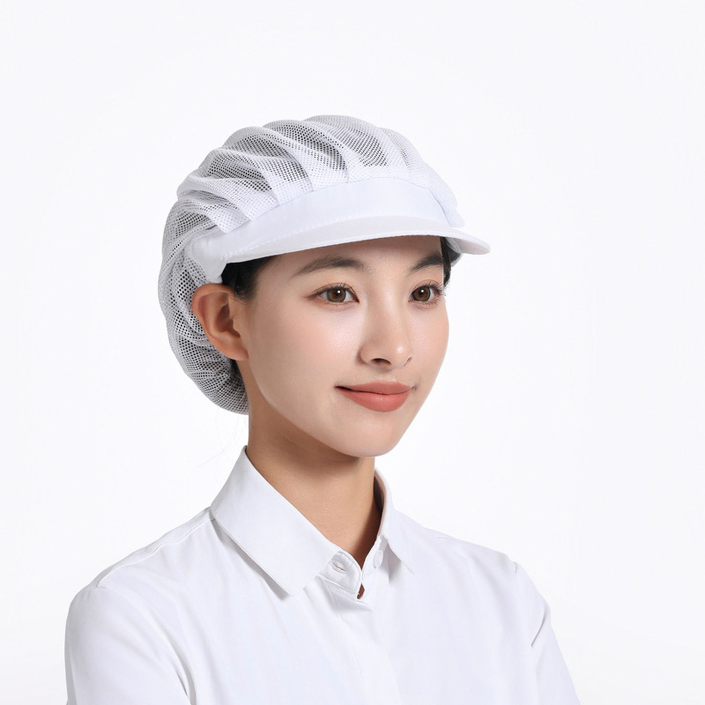 餐饮帽子防尘帽厨师帽防掉头发男女通用工厂车间后厨工作透气帽子