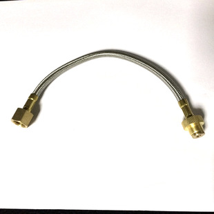 跨境专用延长管23cm一公一母户外炉管子连接高山扁气炉管延长管