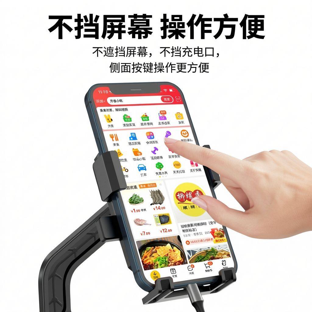 自行车手机架公路登山车单车电动车专用骑行导航防震固定支架子