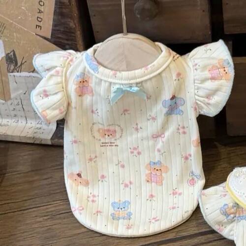高端宠物衣服春秋季纯棉亲肤马甲背心宠物泰迪比熊小型犬狗狗猫咪