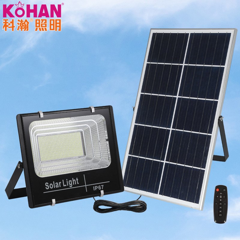 太阳能投光灯 LED户外照明防水泛光家用庭院灯太阳能壁灯花园路灯