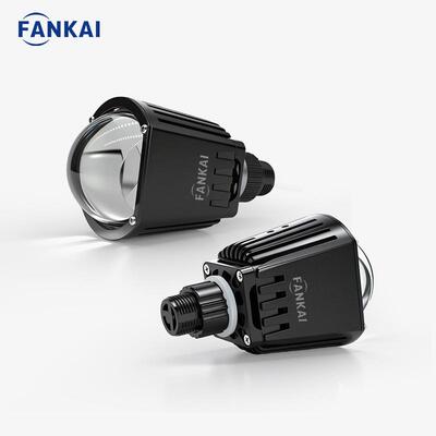 汽LED方形远光炮12V2车4越野IIP车货车中网伏灯雾灯改装三色恶魔