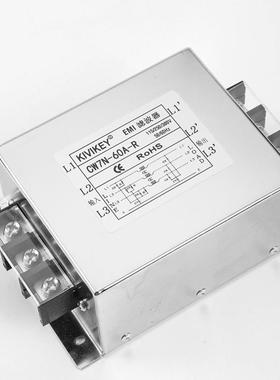 716电滤波器三0相3801V抗干扰源60A150A20A10A端子台200A大电流