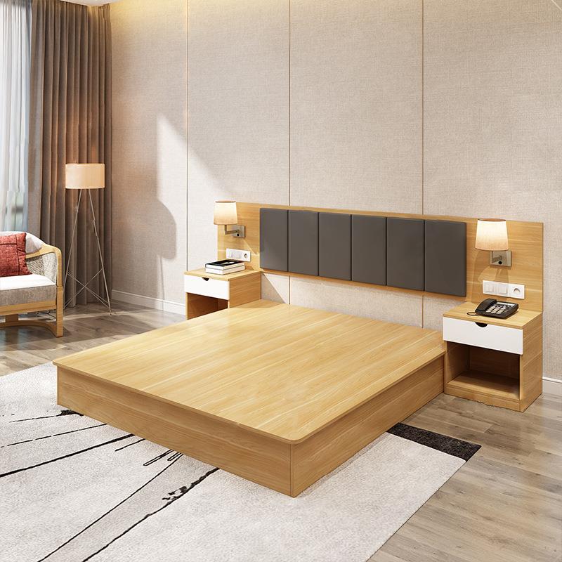 酒店床家具宾馆间人全套622民宿公家寓客房具床双人专业标标间客