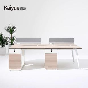 员工办公椅组4意人位公司写字桌楼创职员6人广KY1651东合办公桌子