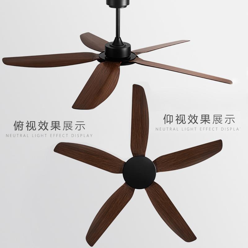 58寸用餐厅客厅家厂风扇工吊顶无灯电风用扇大风806力复古工业风