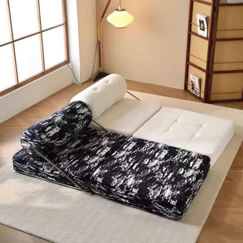 小户型客厅豆腐块塔吉卧室沙发床家用折叠两用可折叠懒人单人沙发