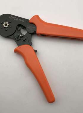 HSC-66子A棘轮式压线钳电工冷压管型端接线86-6橙色钳多功能线压
