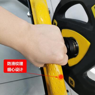 六边框训练器举重身杠铃杆奥杆健房私家用杆健GN-LBK身教举重加厚