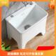 尚象洗拖把1121池台瓷卫生布间地盆高脚落地式 拖布池陶家用墩阳池