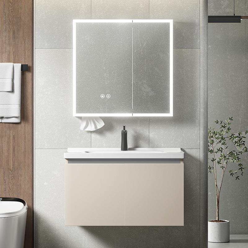 统拓新款738生用浴室柜套厚装智能镜家柜蜂窝铝加制作卫间储物柜