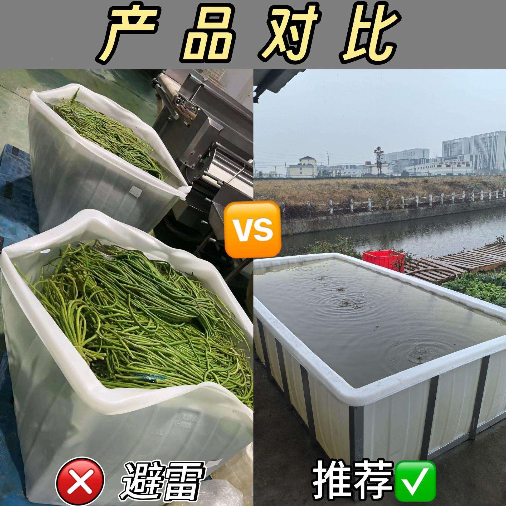 塑料水筋箱带框架牛水产养箱大RCN号长方形周转解殖冻浸泡清洗水