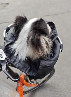 自54510地行车狗狗座椅前置款防山车折叠车多用途前挂置篮车筐大