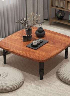 折叠桌小炕桌家用地桌饭小桌榻榻米桌床上pxx76432书桌叠餐宿舍用