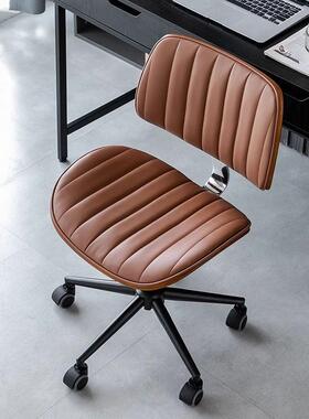 实木电桌脑椅靠背椅子室书房椅轻奢学习椅书卧椅旋写UAJ转升降字