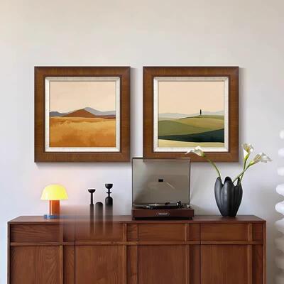 《山》法式复古风PJZ玄景餐远厅装饰画室中古风艺术卧挂画小众关