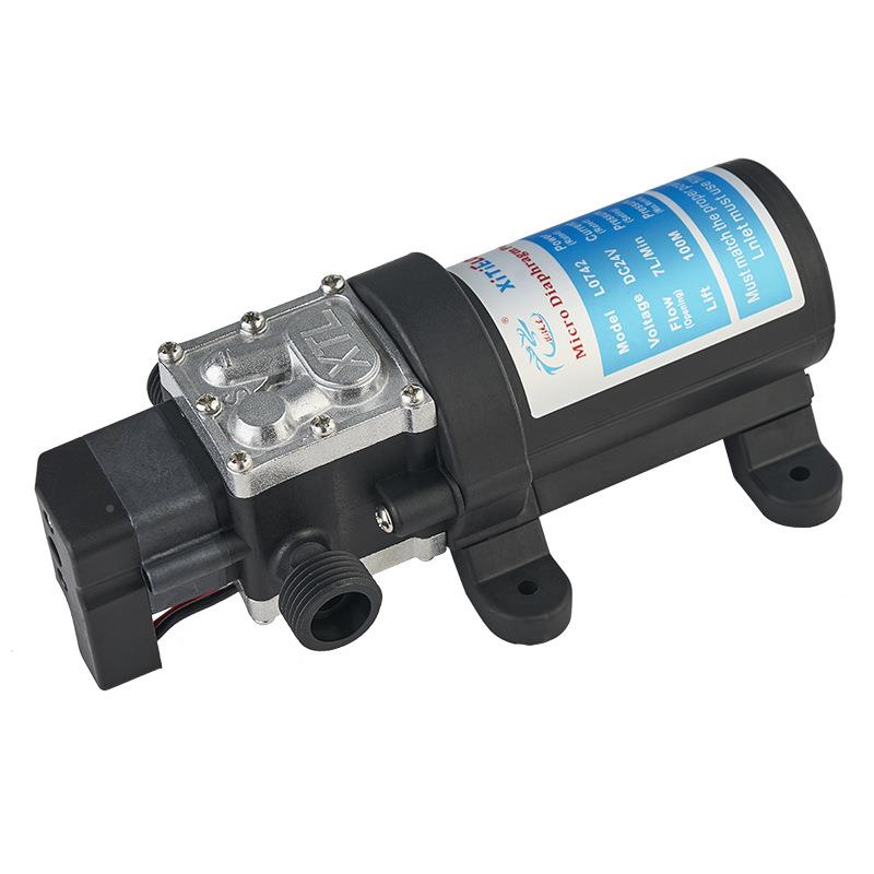 洗铁龙家小型电隔膜泵自吸大功率947881用2V24V100动抽W水泵