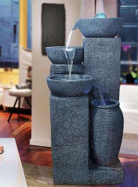 欧式流店喷泉风水轮财OAH室水内水景观客厅阳台开业公招司摆件里