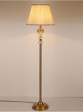 台室灯卧床头美式复古时K9地水晶落灯尚客厅卧H6284室展厅温馨灯