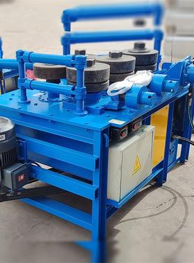 100滚x10x8角铁弯机80AX-180角钢弯曲机0方1管不锈钢圆管卷圆机