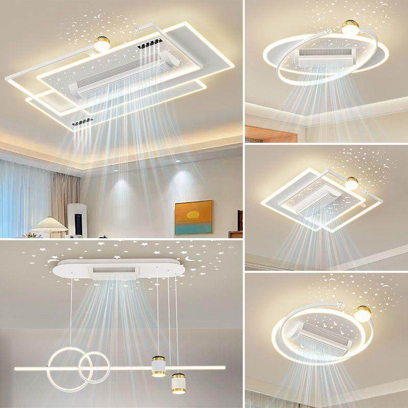 厅新款客叶风无扇灯高档客灯豪华带风扇的吸顶灯一体大厅灯952厂