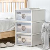 抽屉式 纳柜收子夹缝收纳柜衣服储柜塑用料收物纳箱家卧382室大号