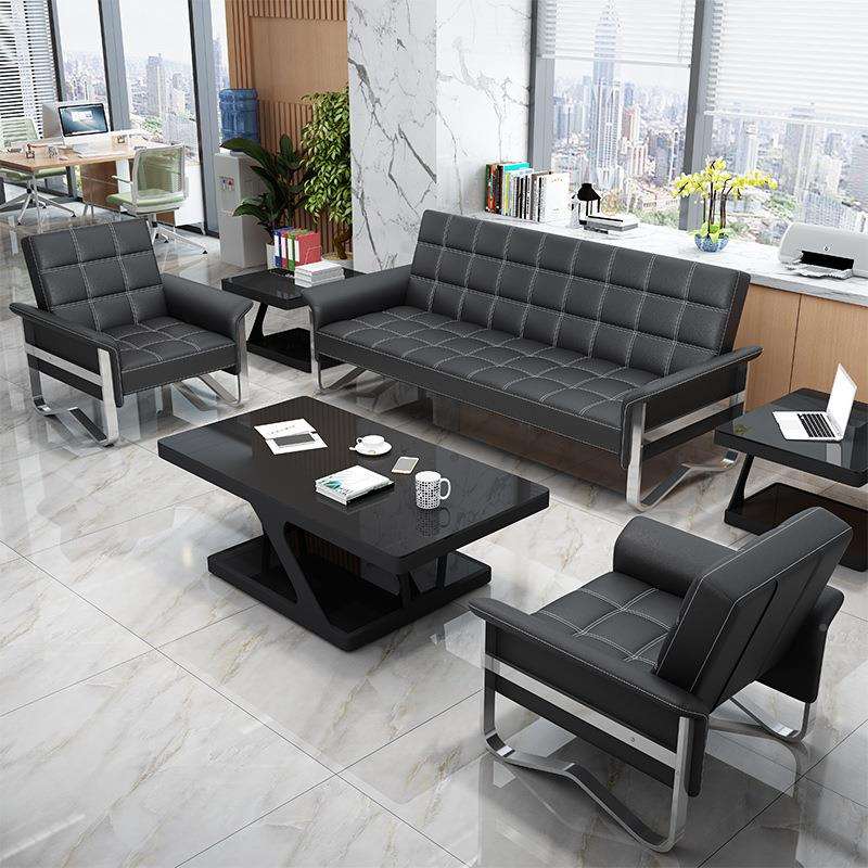 办公室床沙发发务简约现代折叠可躺三人位沙STD-0123会客商接待室