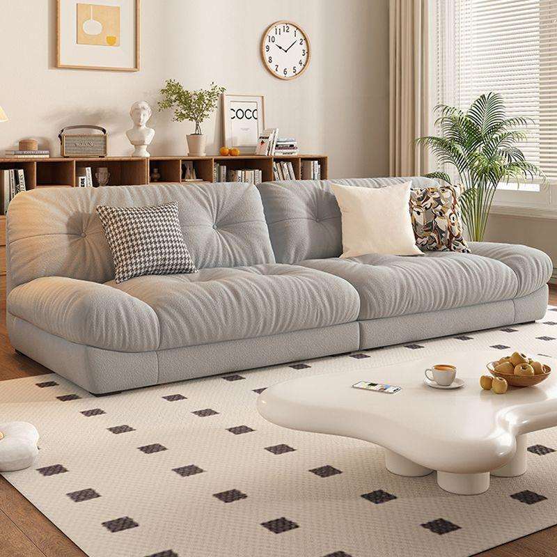 云朵沙发款现约奶油风客厅小户型直排双VMI三人简位懒人新布艺代