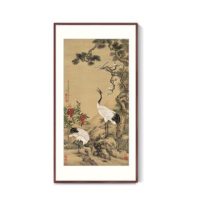 中式国入画客厅玄关挂画大端气户走廊过道装版饰背LY金秋神景壁画
