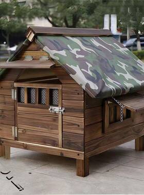 防雨猫屋宠物用室内狗OVL房子户外实木狗屋晒室外防猫宠物窝品狗