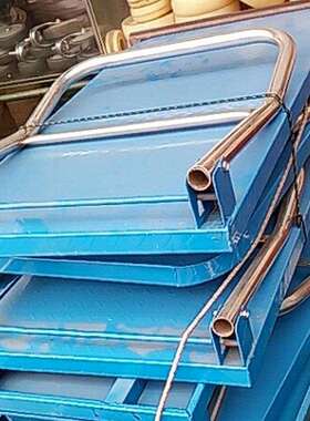 折叠手推车纹家用静小车加厚花平板推车仓VCY库拉货工具音车