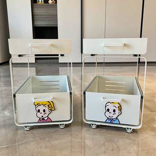 厨房下水槽置水物架碗橱盘拉篮拉池下多层抽式收纳架柜581分层架